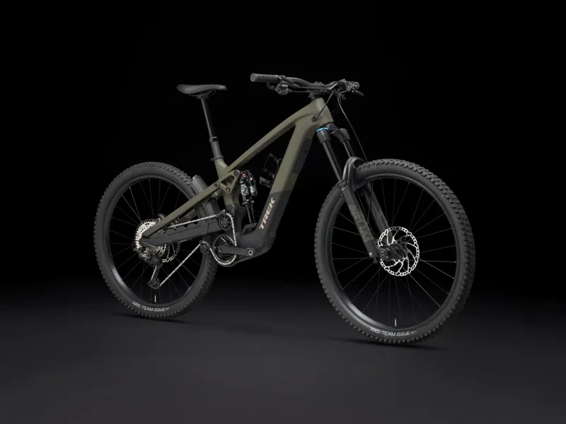 Trek Slash+ 9.7 29er/27.5 inch 2025 Full Sus Electric MTB - Olive Drab-1