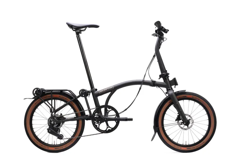 Brompton G Line 8 Speed SuperRoll+ 2027 Folding Bike - Space Black