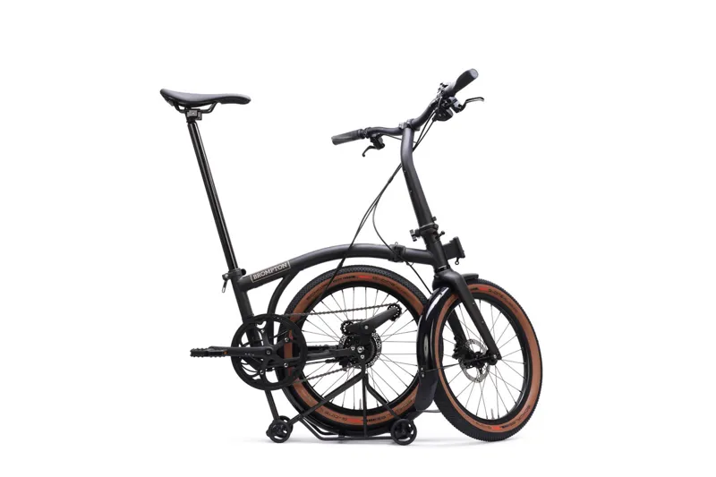 Brompton G Line 8 Speed SuperRoll+ 2027 Folding Bike - Space Black-2