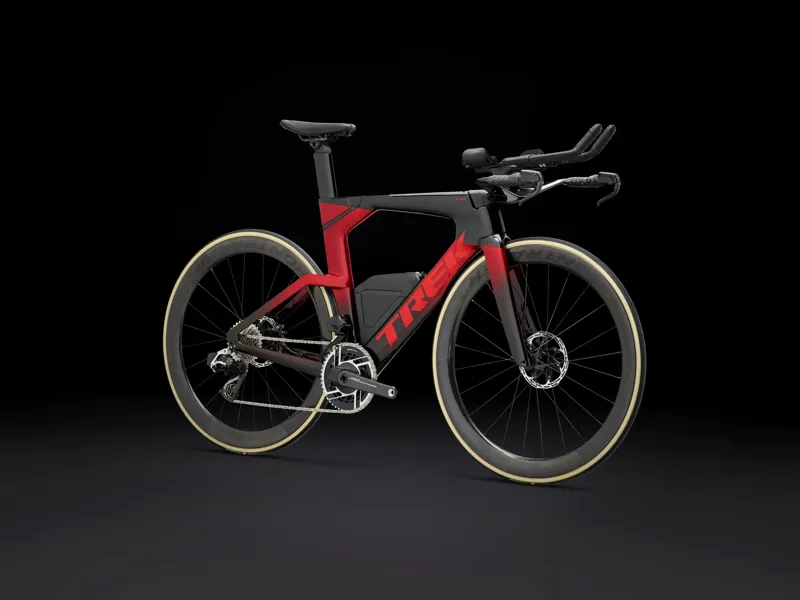 Trek Speed Concept SLR 9 AXS 2026 Carbon Triathlon Bike - Carbon Red Smoke-1