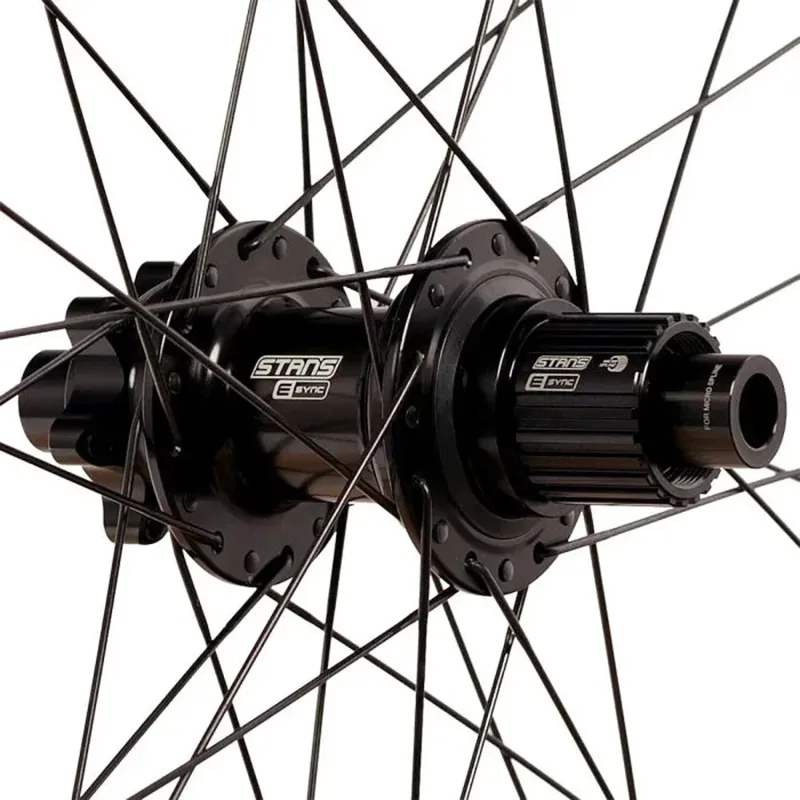 Stans Crest S2 27.5 inch 12x142mm MicroSpline MTB Rear Wheel - Black-3