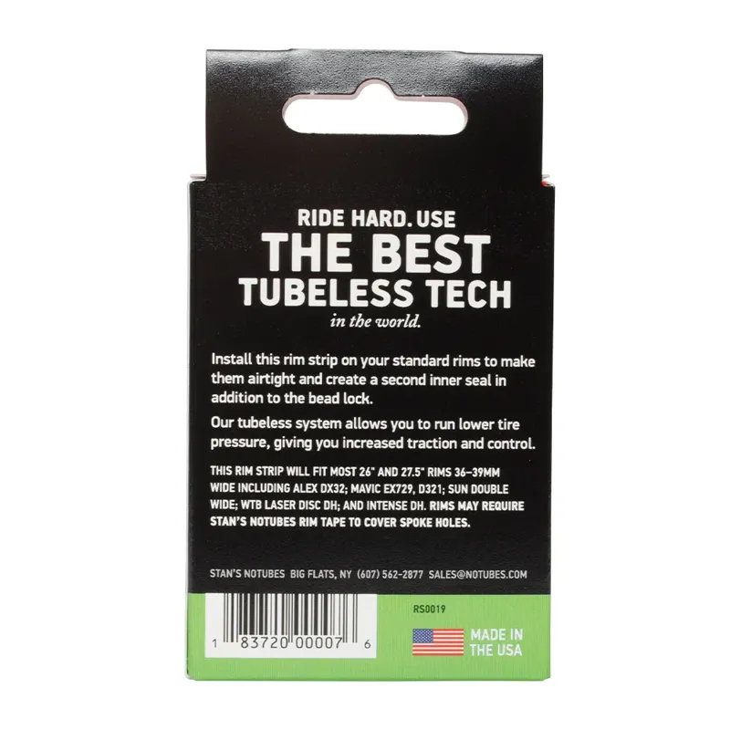 Stans Rim Strips - Downhill - Black-1