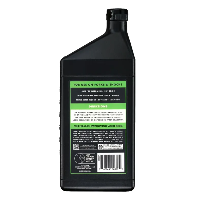 Stans Biobased Suspension Oil - 5WT - 1 Litre-1