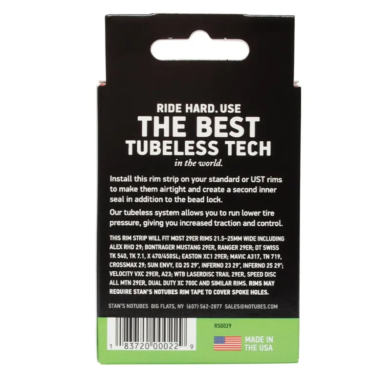 Stans Rim Strips - XC 29er - Black-1