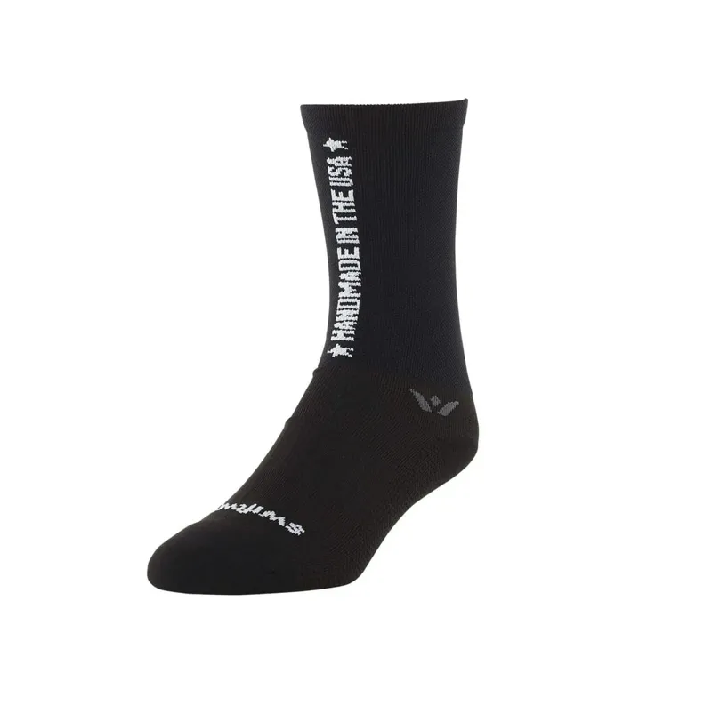 Enve Swiftwick Poly Blend Cycling Socks - Black