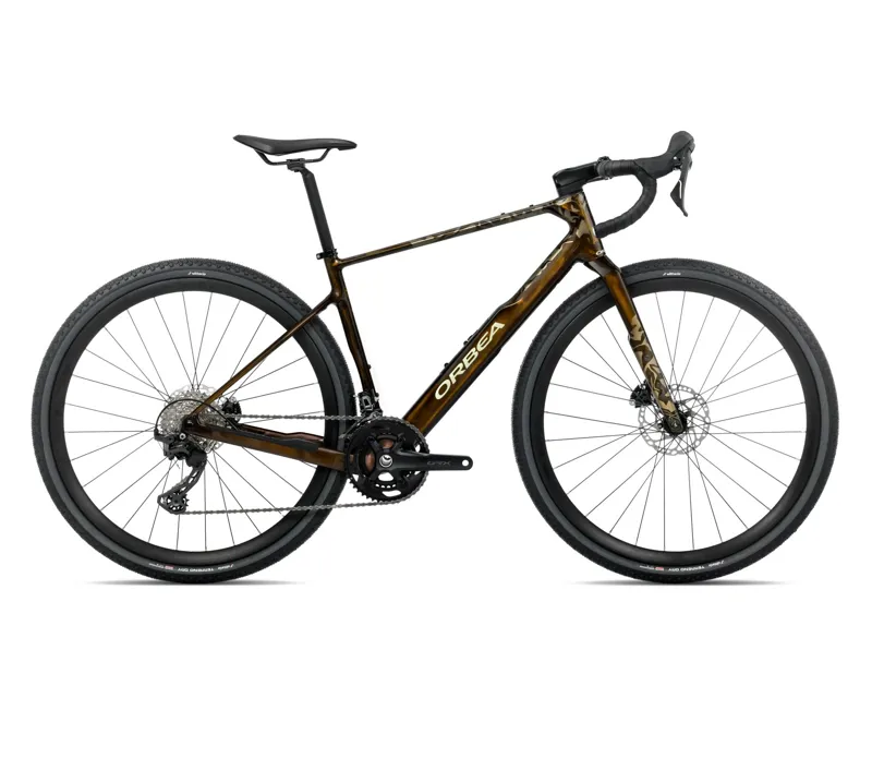 Orbea Terra M30 Team 2026 Gravel Road Bike - Caramel Carbon View