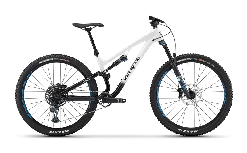 Whyte T 140 RS 29er 2025 Full Suspension Mountain Bike White Black