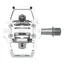 HT Components T2-SX Clipless BMX Pedals - Silver