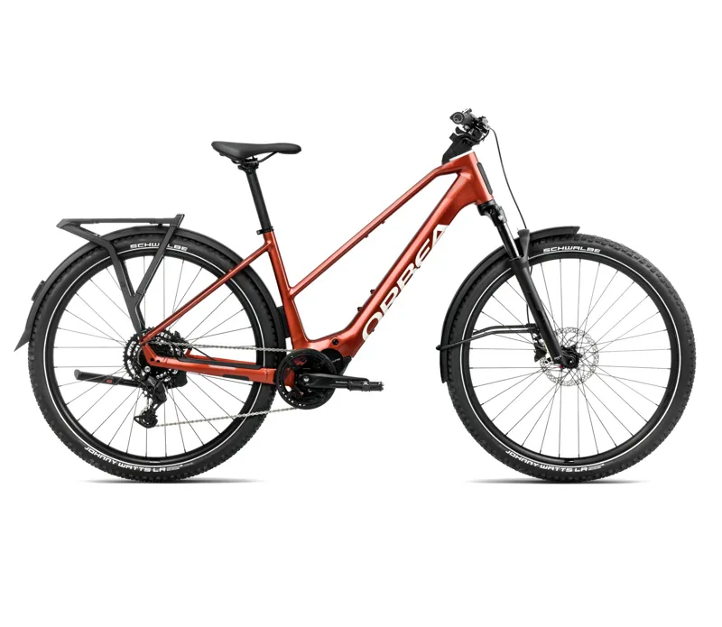 Orbea Kemen Adv 30 Mid 2026 Electric Hybrid Bike - Mars Red/Ivory White