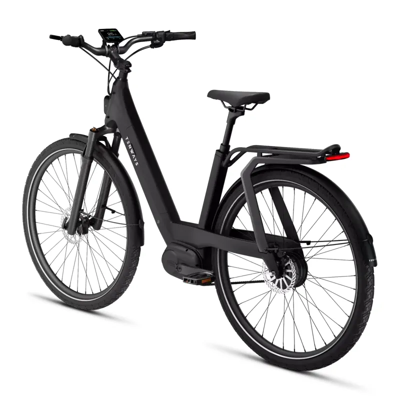 Tenways Ago T 2025 Electric Hybrid Bike - 58cm - Midnight Black-2