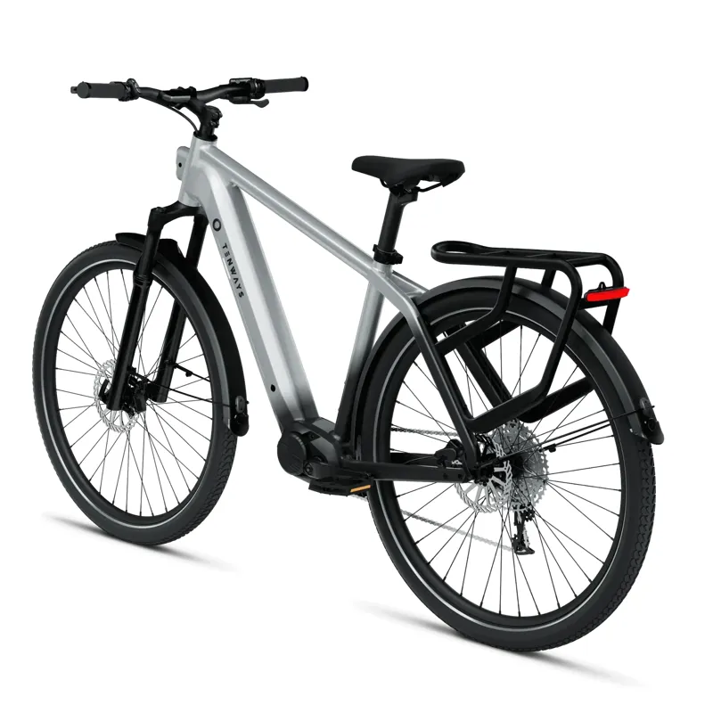 Tenways Ago X 2025 Electric Hybrid Bike - Starlight Silver-2