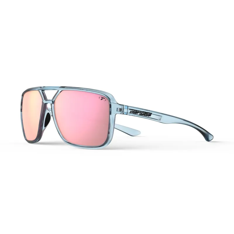 Tifosi Salto Single Lens Sunglasses - Blue Horizon/Pink Mirror-3