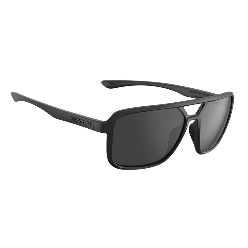 Tifosi Salto Single Lens Sunglasses - Blackout Smoke-2