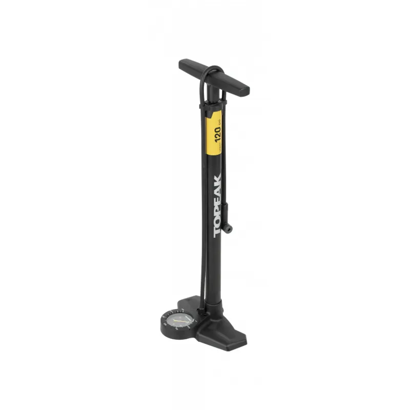 JoeBlow Sport EX 120psi Track Pump - Black/Yellow