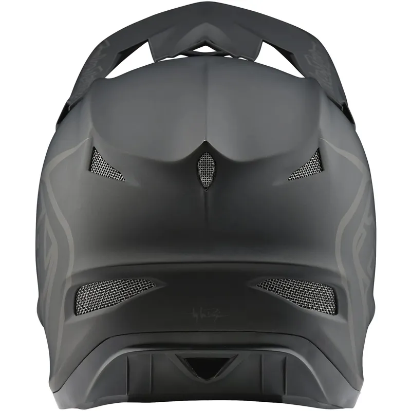 Troy Lee Designs D3 Fiberlite MIPS Full Face Helmet - Mono Black-3