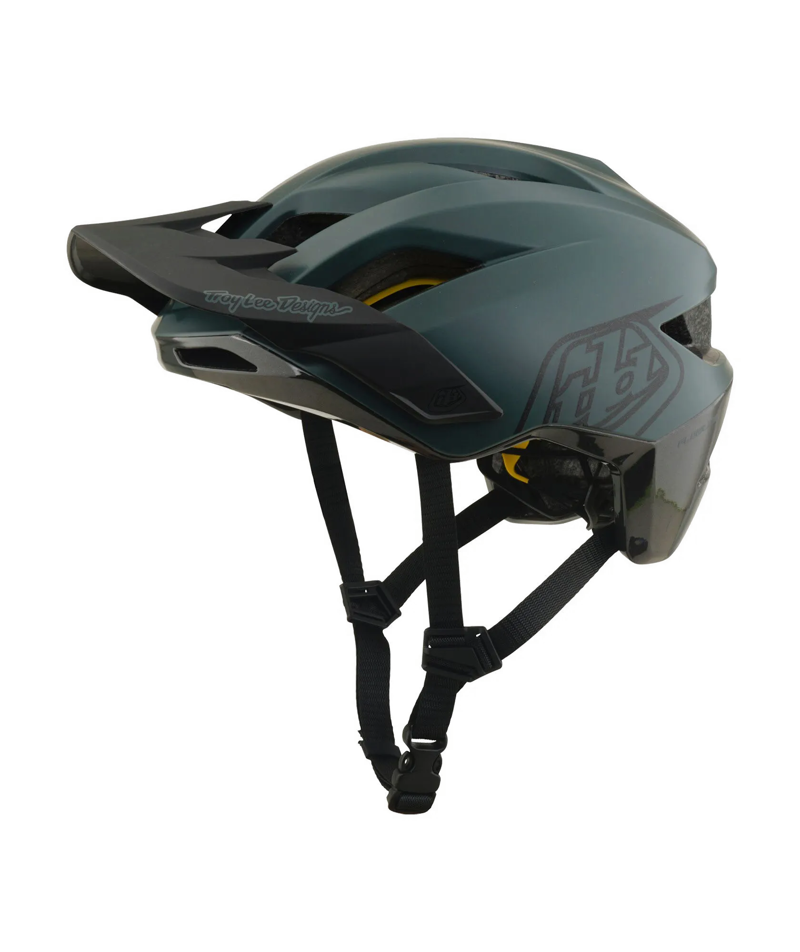 Troy Lee Designs Flowline Mips MTB Helmet - Point Dark Forest/Charcoal