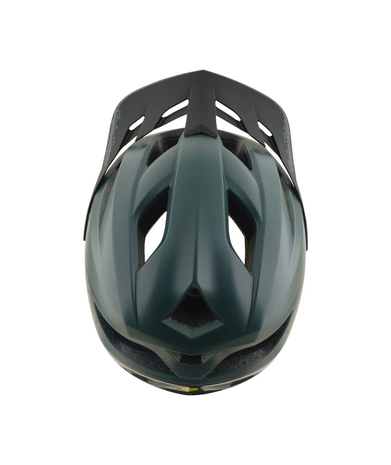 Troy Lee Designs Flowline Mips MTB Helmet - Point Dark Forest/Charcoal-3
