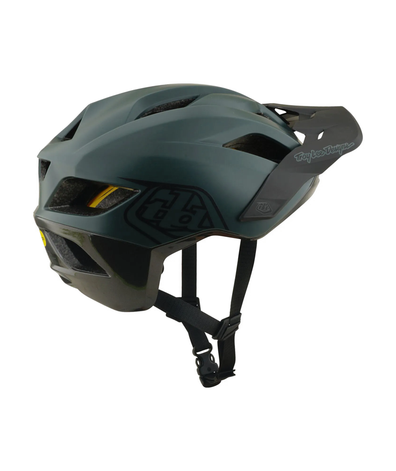 Troy Lee Designs Flowline Mips MTB Helmet - Point Dark Forest/Charcoal-4