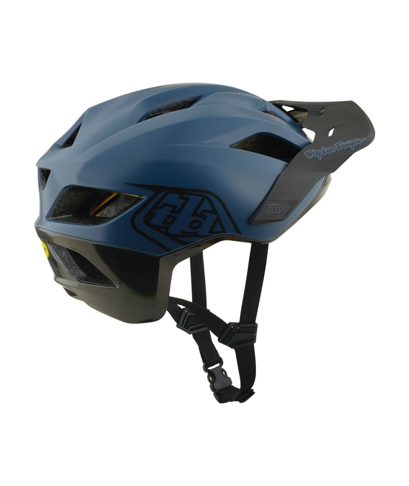 Troy Lee Designs Flowline Mips MTB Helmet - Point Slate/Charcoal-4