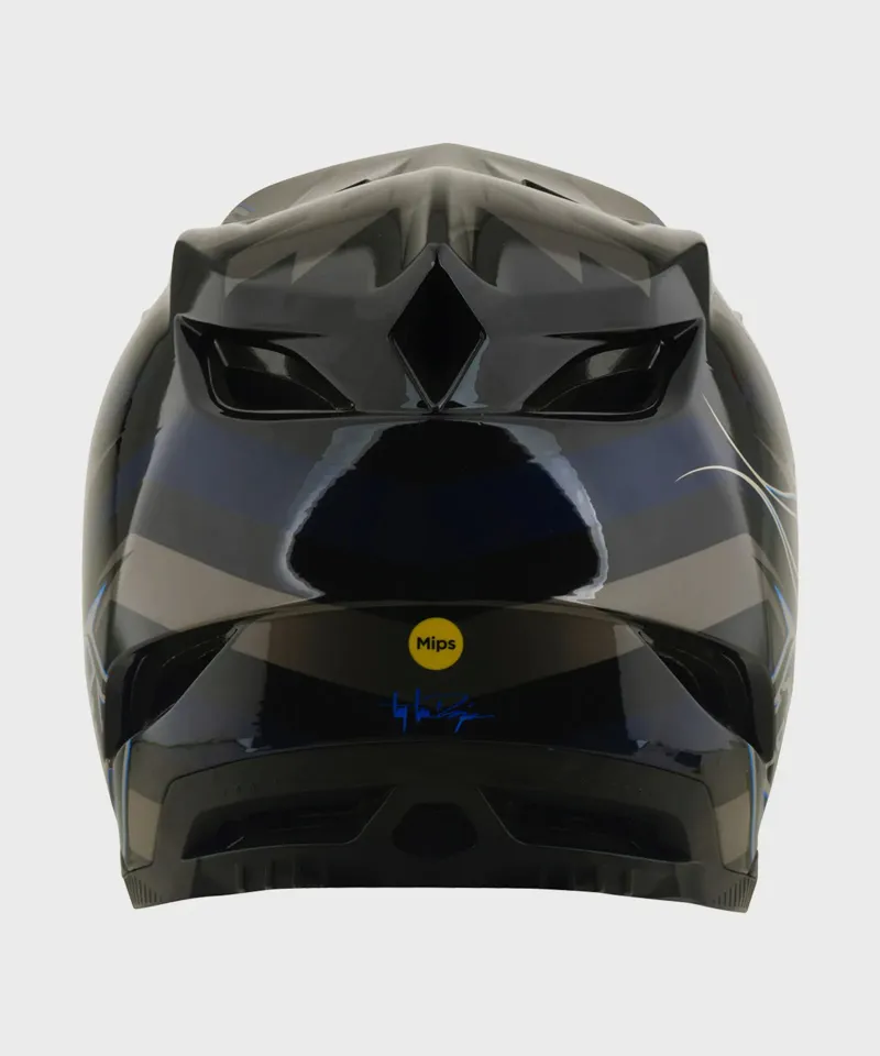 Troy Lee D4 Composite Mips Full Face MTB Helmet - Burst Grey-4
