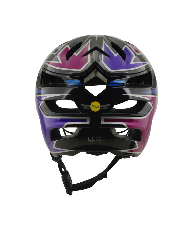 Troy Lee Designs A3 MIPS MTB Helmet - Mask Black / Purple-2