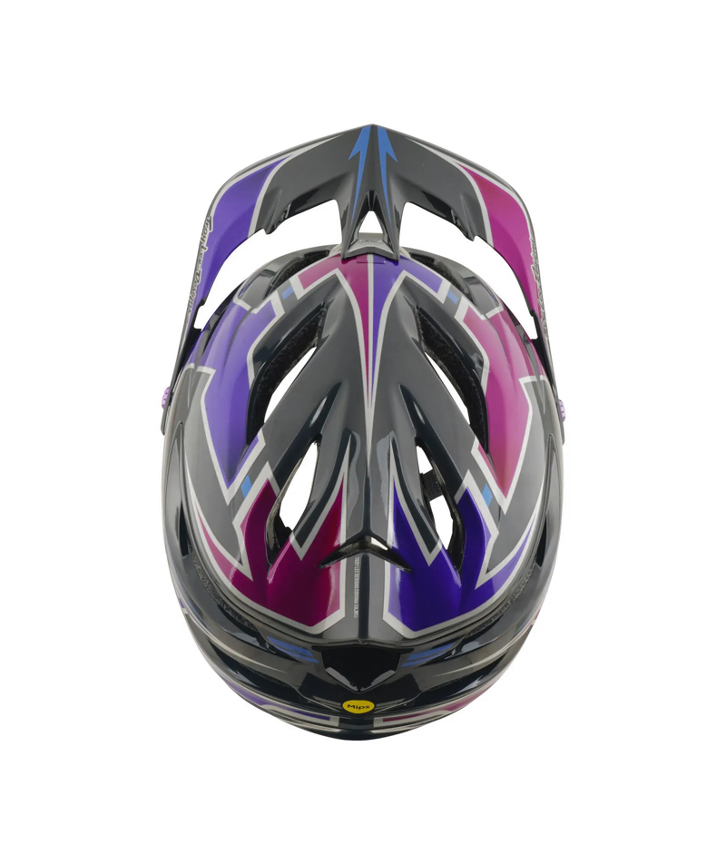 Troy Lee Designs A3 MIPS MTB Helmet - Mask Black / Purple-3