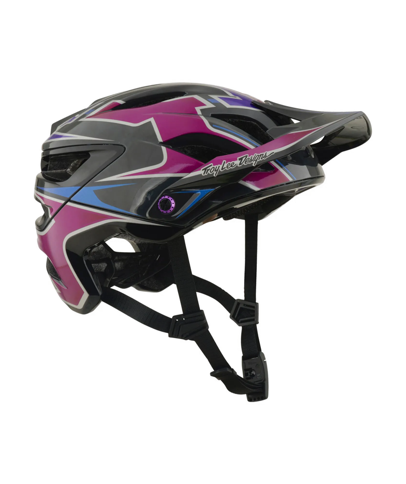 Troy Lee Designs A3 MIPS MTB Helmet - Mask Black / Purple-5