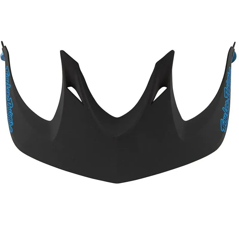 Troy Lee Designs A1 Helmet Replacement Visor in Classic - Black/Blue
