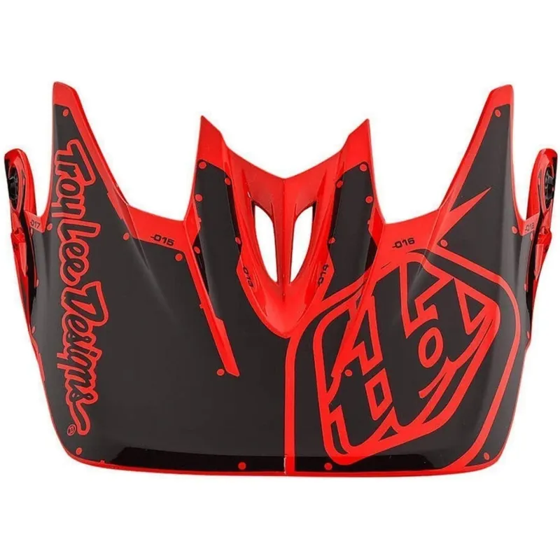 Troy Lee D3 Helmet Replacement Visor - Longshot Orange