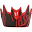 Troy Lee D3 Helmet Replacement Visor - Longshot Orange