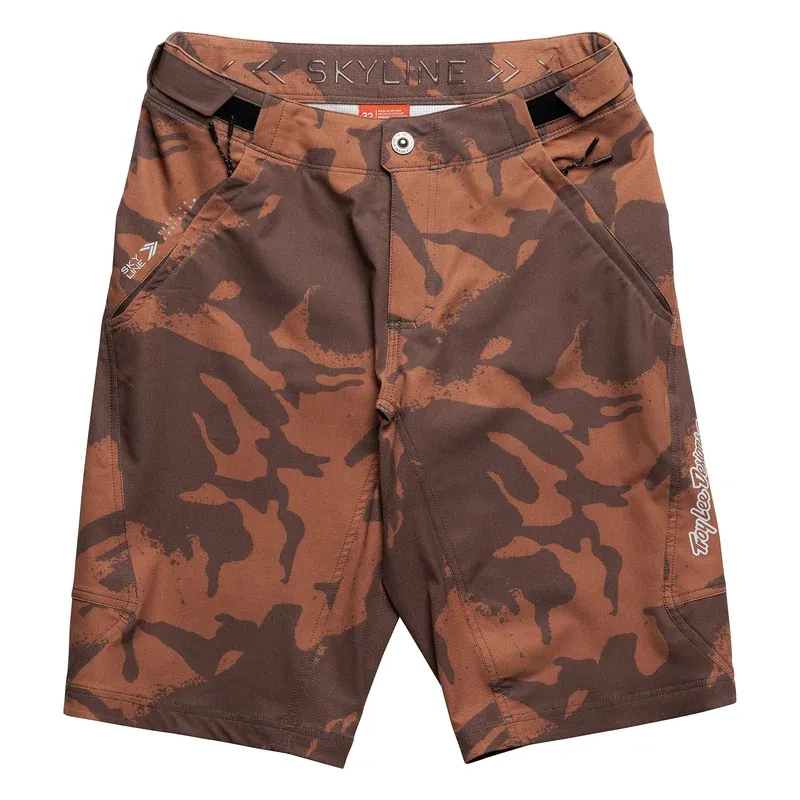 Troy Lee Skyline Short Shell Men's Baggy Shorts - Shadow Camo Brick