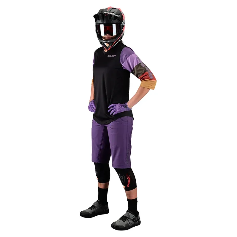 Troy Lee Mischief Women's Baggy Shorts Shell Only - Solid Orchid-4