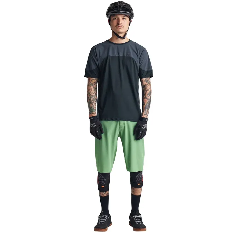 Troy Lee Designs Drift Men's Baggy Shorts Shell Only - Solid Glass Green-8