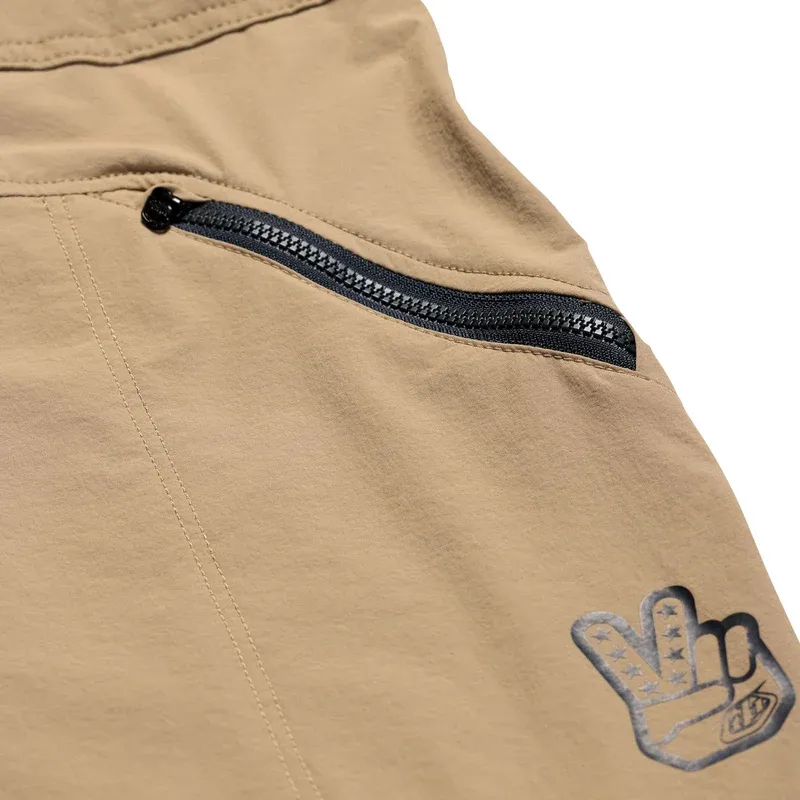 Troy Lee Skyline Trail Men's Baggy Shorts Shell Only - Mono Timber-4