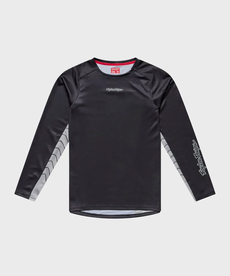 Troy Lee Skyline Switchback Men's Long Sleeve Chill Jersey - Carbon