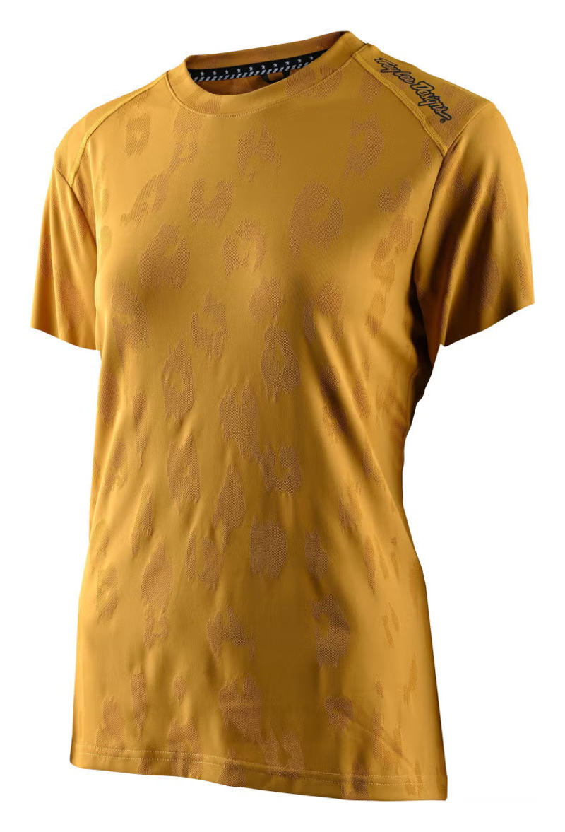 Troy Lee Lilium Women's Short Sleeve Jersey - Jacquard Honey