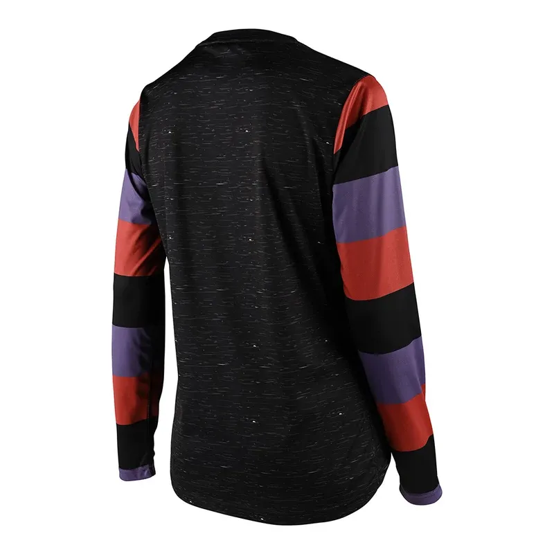 Troy Lee Lilium Women's Long Sleeve Jersey - Rugby Black-1