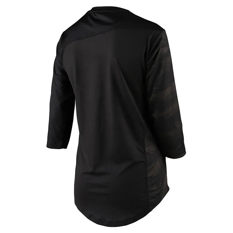 Troy Lee Mischief Women's 3/4 Sleeve Jersey - Brushed Camo Army-1