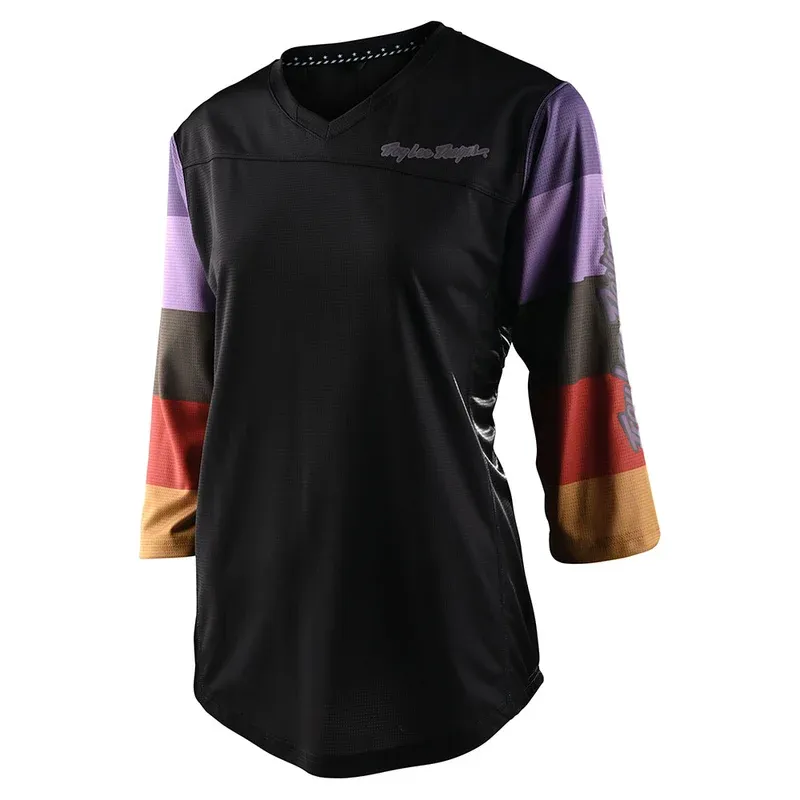 Troy Lee Mischief Women's 3/4 Sleeve Jersey - Rugby Black