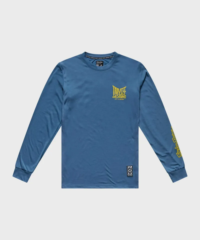 Troy Lee Skyline Ride Handlebar Men's Long Sleeve Tee - TLD Slate