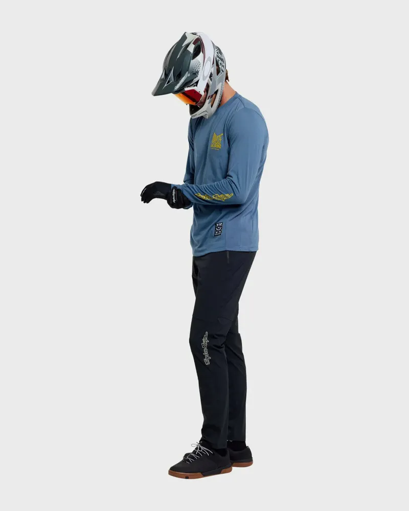Troy Lee Skyline Ride Handlebar Men's Long Sleeve Tee - TLD Slate-3