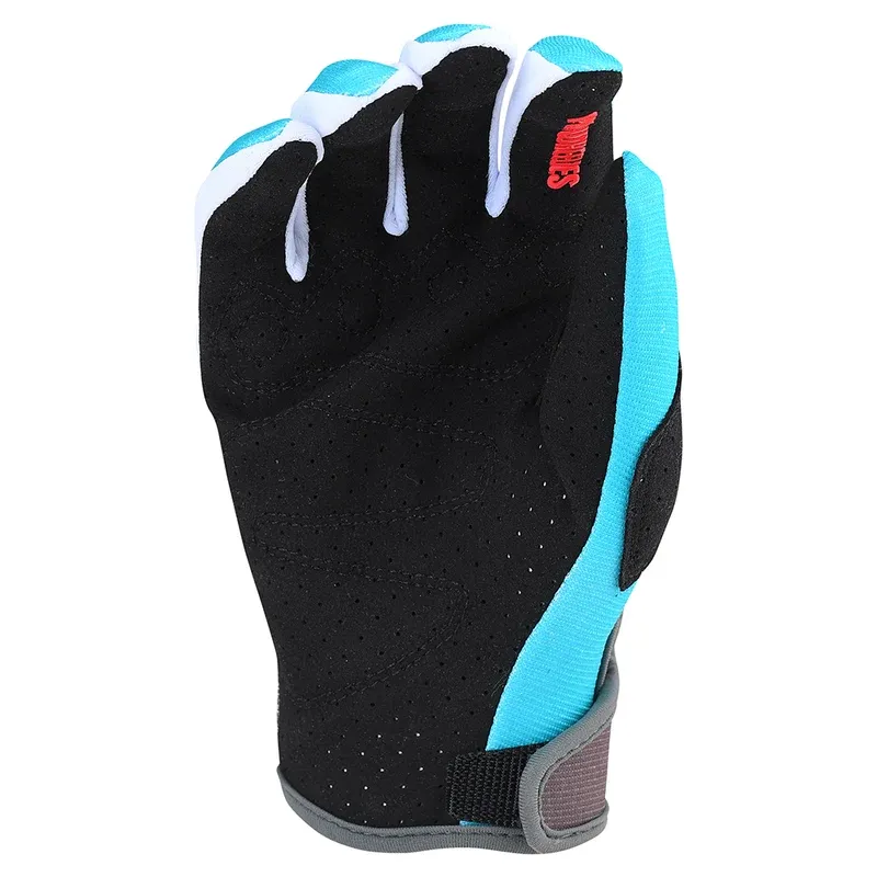 Troy Lee GP Airprene Women's Long Finger Gloves - Solid Turquoise-1