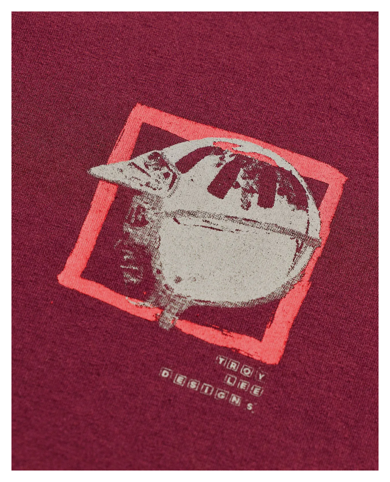 Troy Lee Designs Portrait Men/s Short Sleeve T-Shirt - Sangria-3