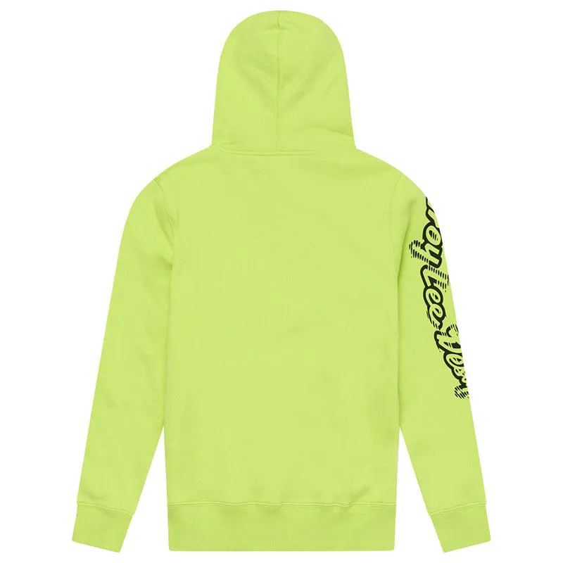 Troy Lee Peace Out Youth Pullover - Glo Yellow-1