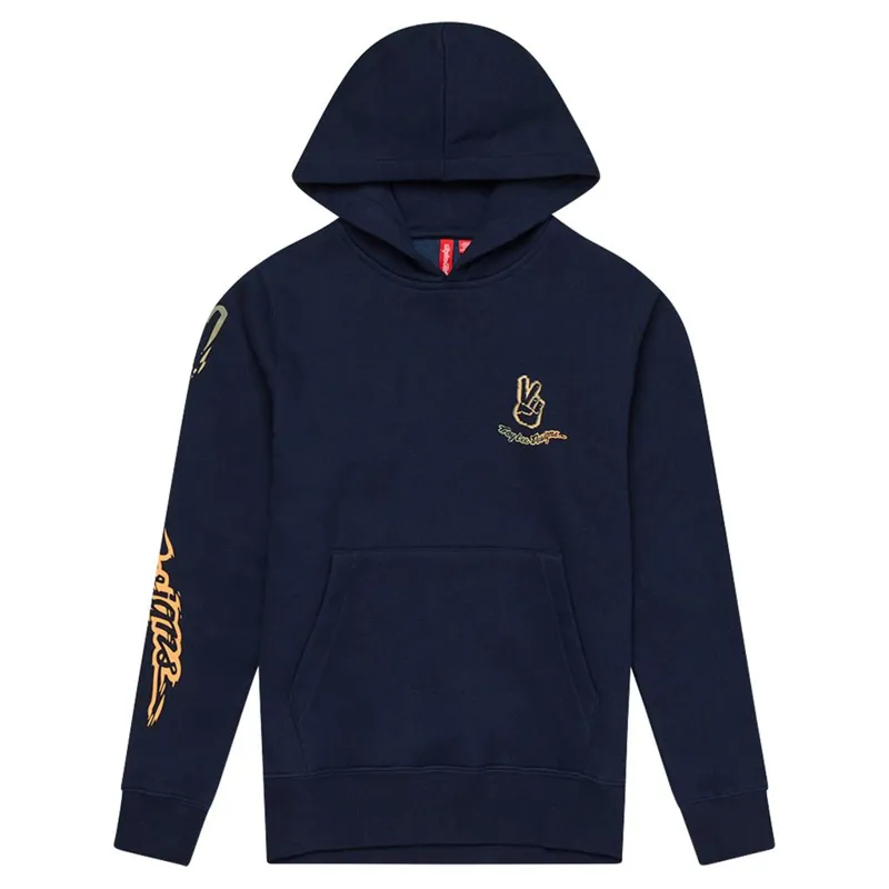 Troy Lee Peace Out Youth Pullover - Navy