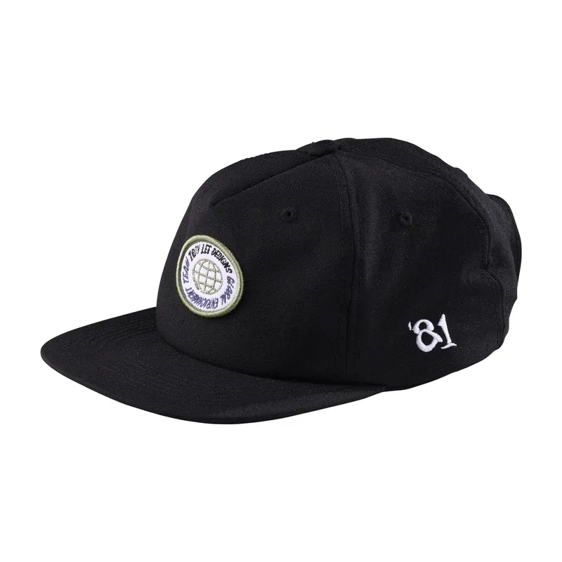 Troy Lee Unstructured Snapback Cap - Enrichment Black