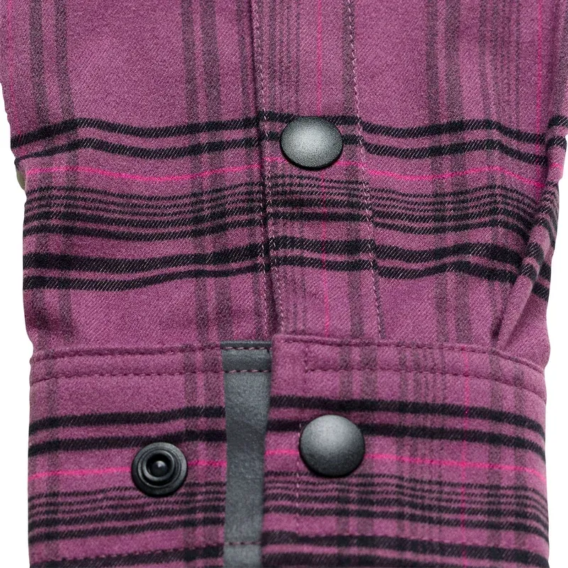Troy Lee Grind Men's Flannel - YD Plaid Deep Purple-5