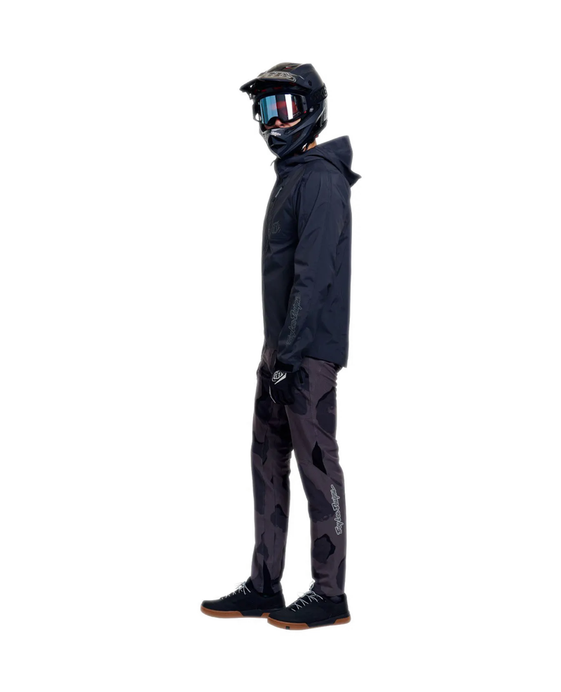 Troy Lee Designs Resist Waterproof Men's Jacket - Mono Carbon-2