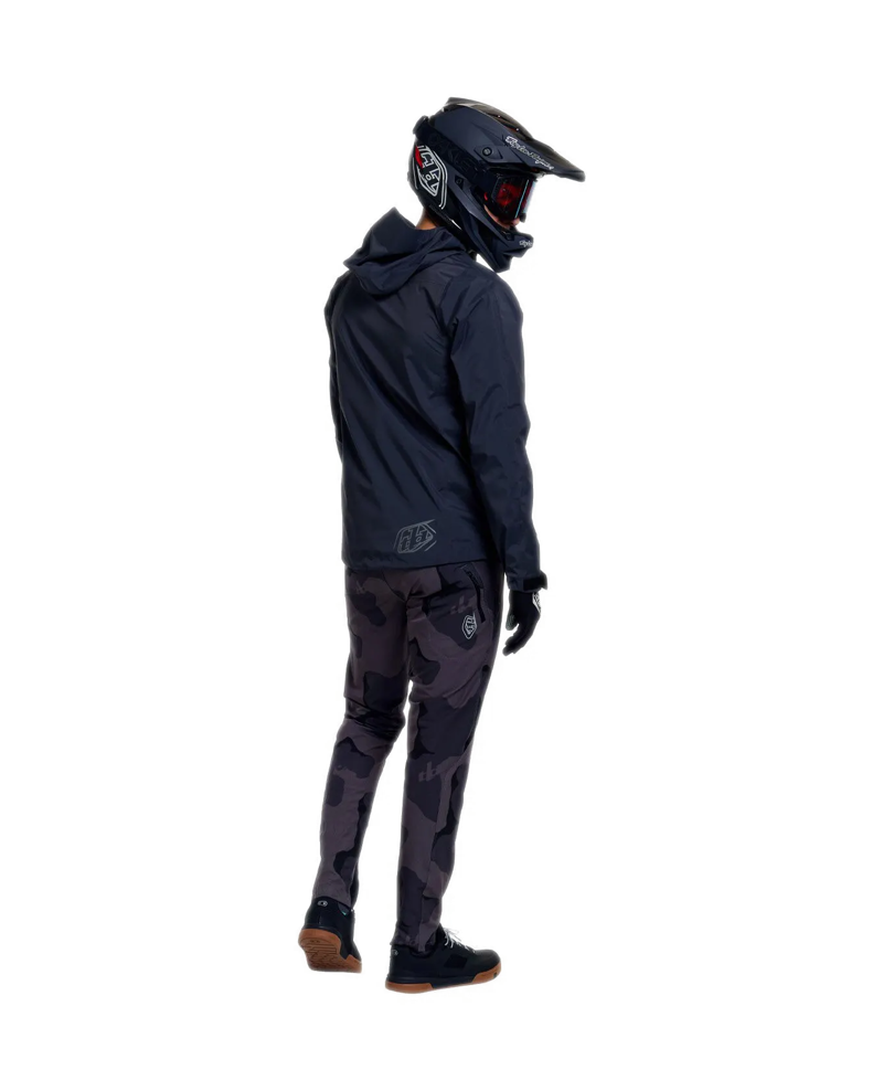 Troy Lee Designs Resist Waterproof Men's Jacket - Mono Carbon-3