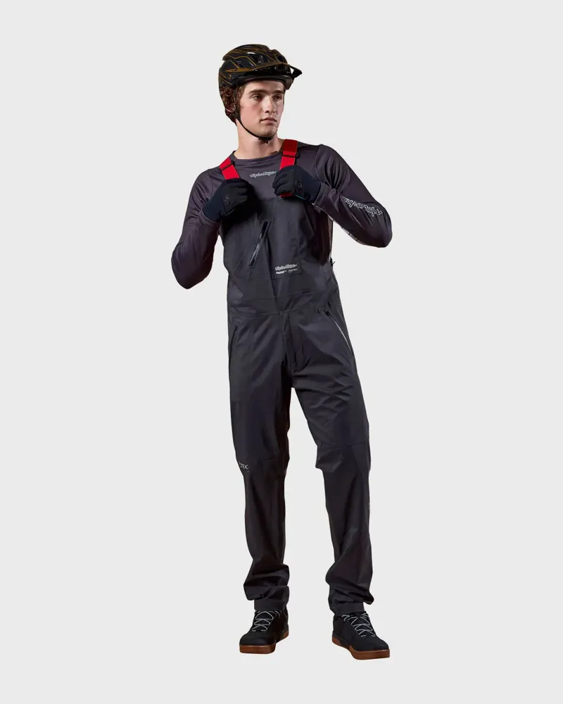Troy Lee Resist Pro Men's Waterproof Overall - Mono Carbon-2